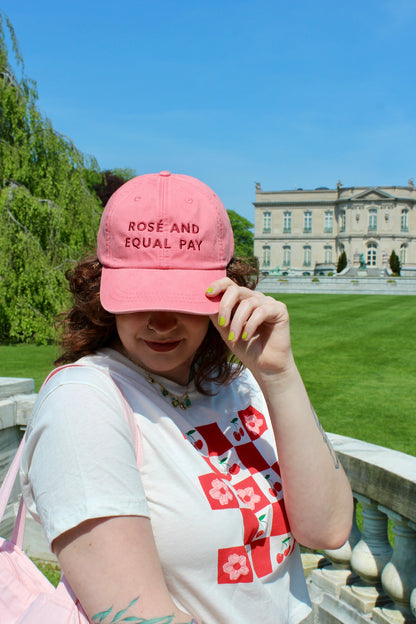 Rosé and Equal Pay Baseball Hat