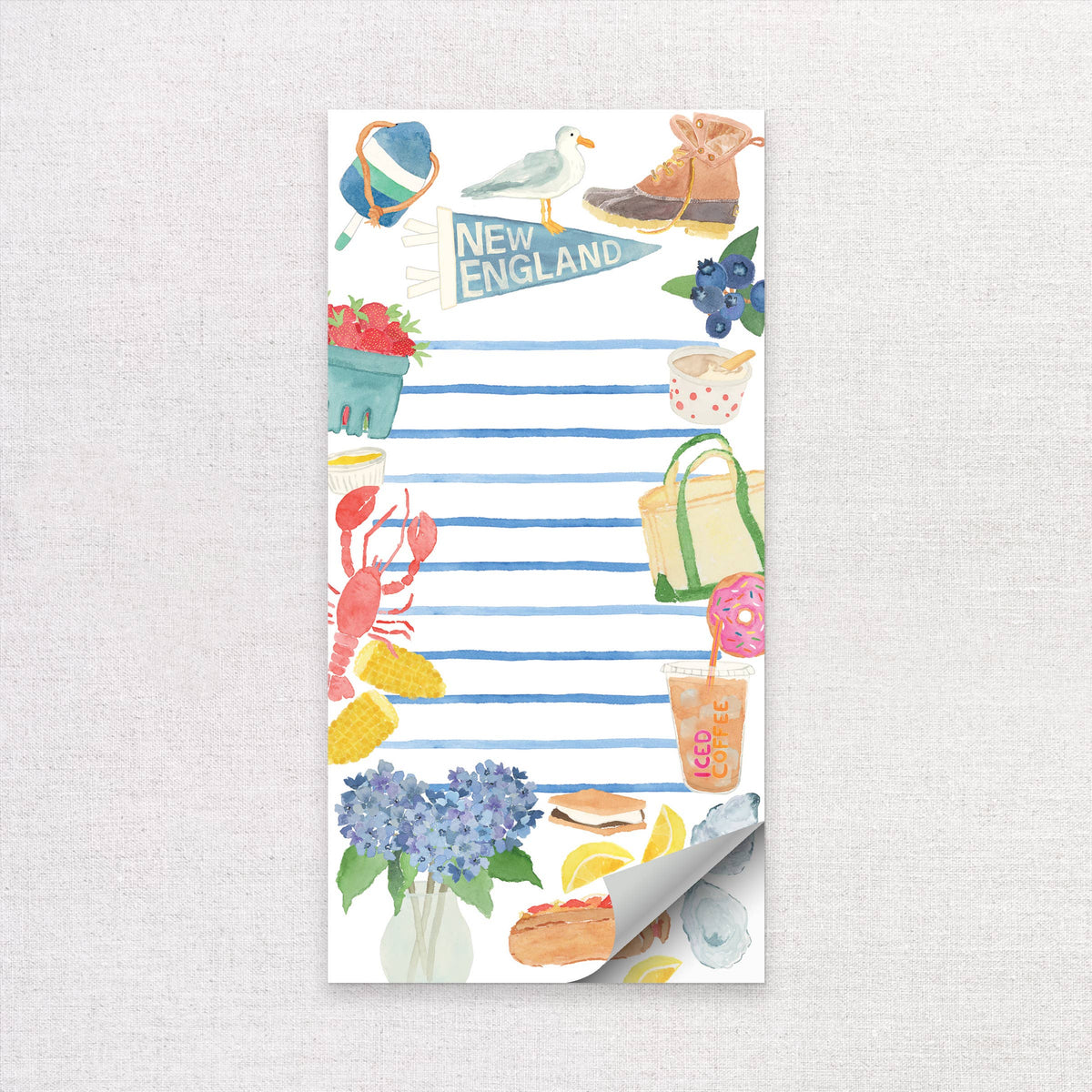 New England Icons Notepad