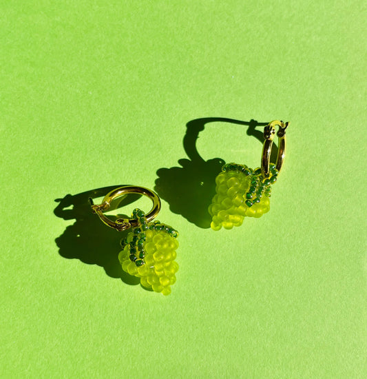 Green Grapes Earrings - Dreamsong