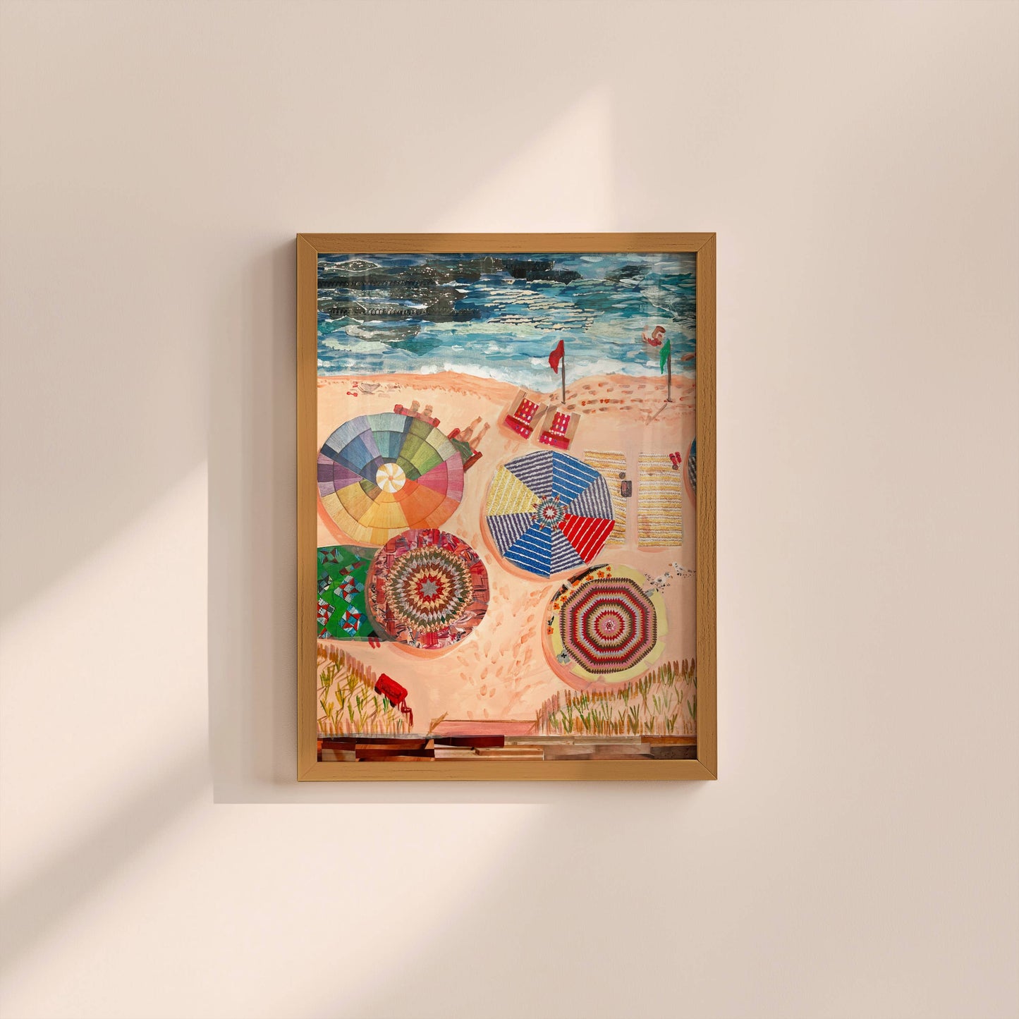 Beach Umbrellas Art Print