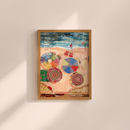 Beach Umbrellas Art Print