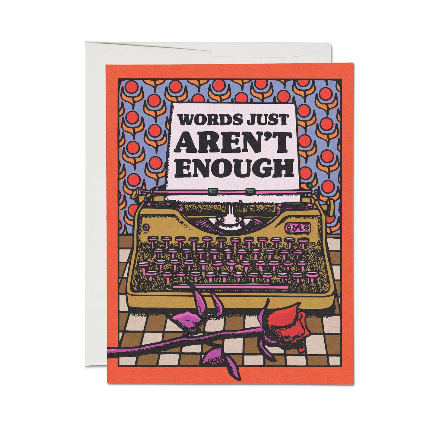 Words Aren't Enough greeting card