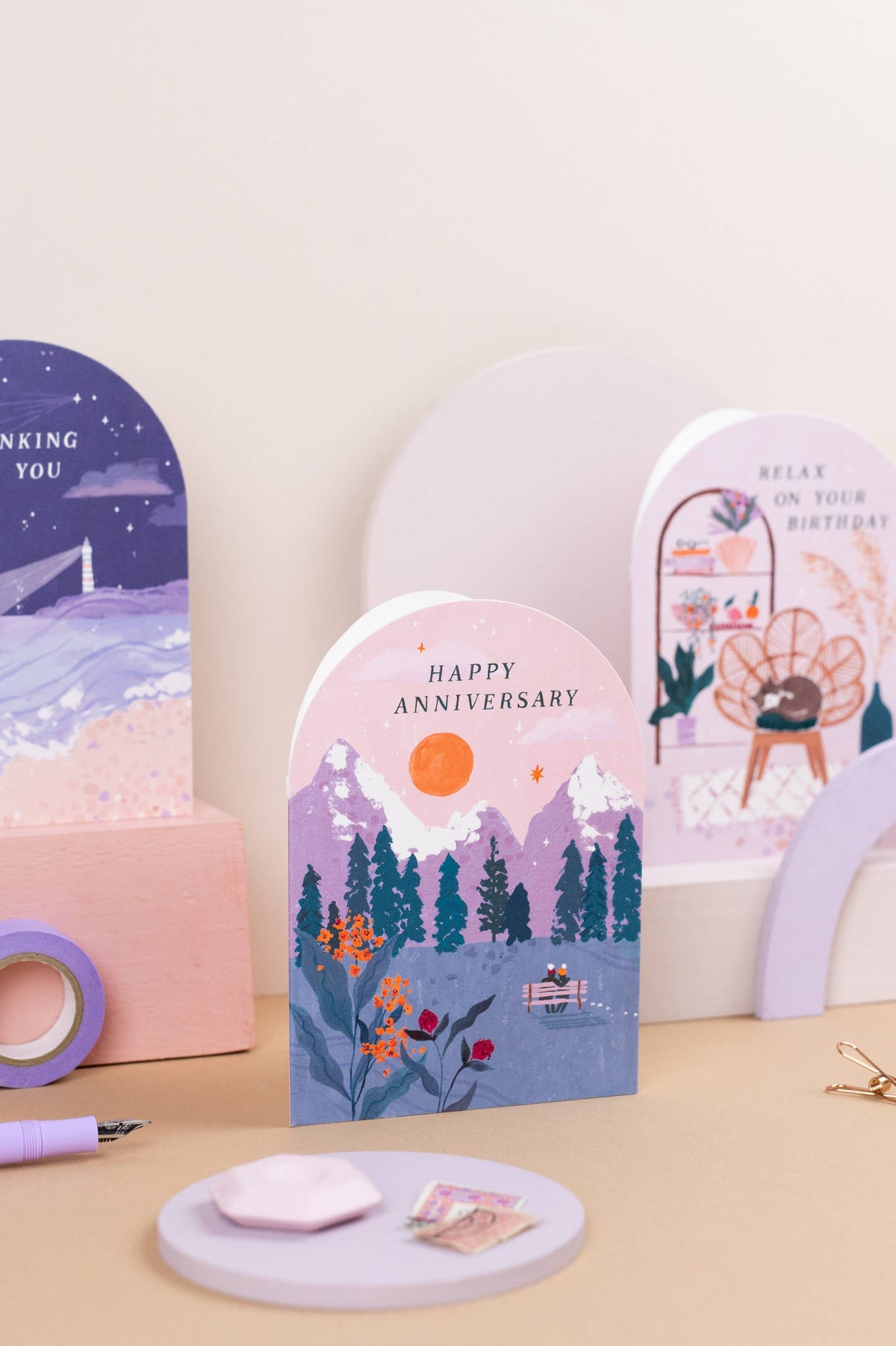 Anniversary Sunset Card | Sister Paper Co.