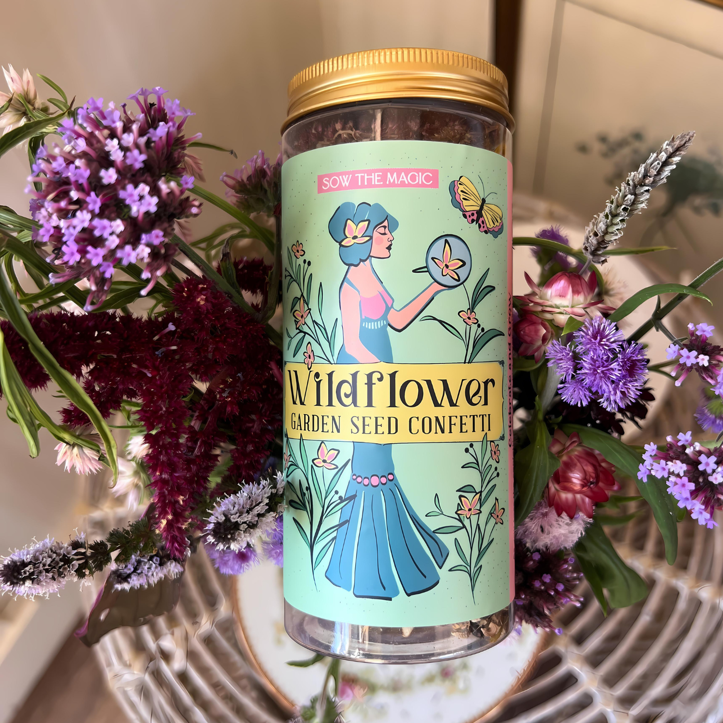 Sow the Magic - Wildflower Garden Seed Confetti Sprinkles - Celebrations