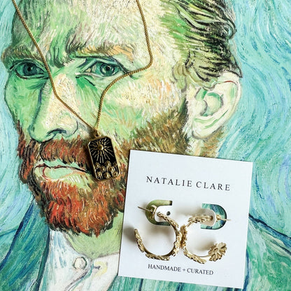 Van Gogh Sunflower Necklace