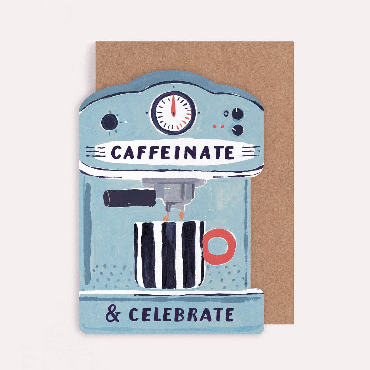 Coffee Machine Birthday Card | Sister Paper Co.