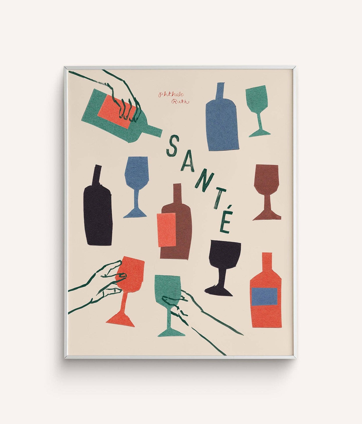 Santé Art Print: 8 x 10