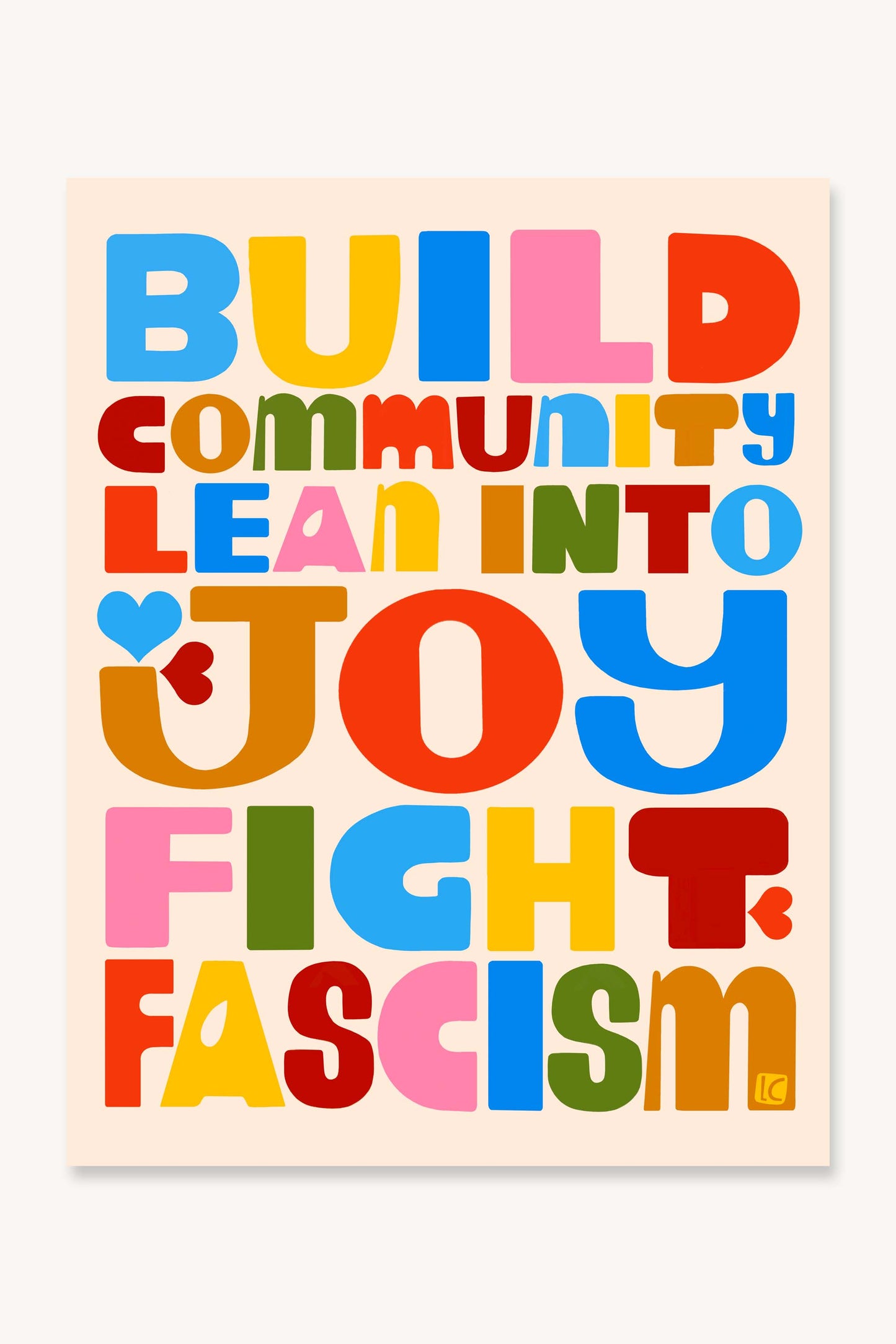 Build Community - Art Print: 8.5" x 11"