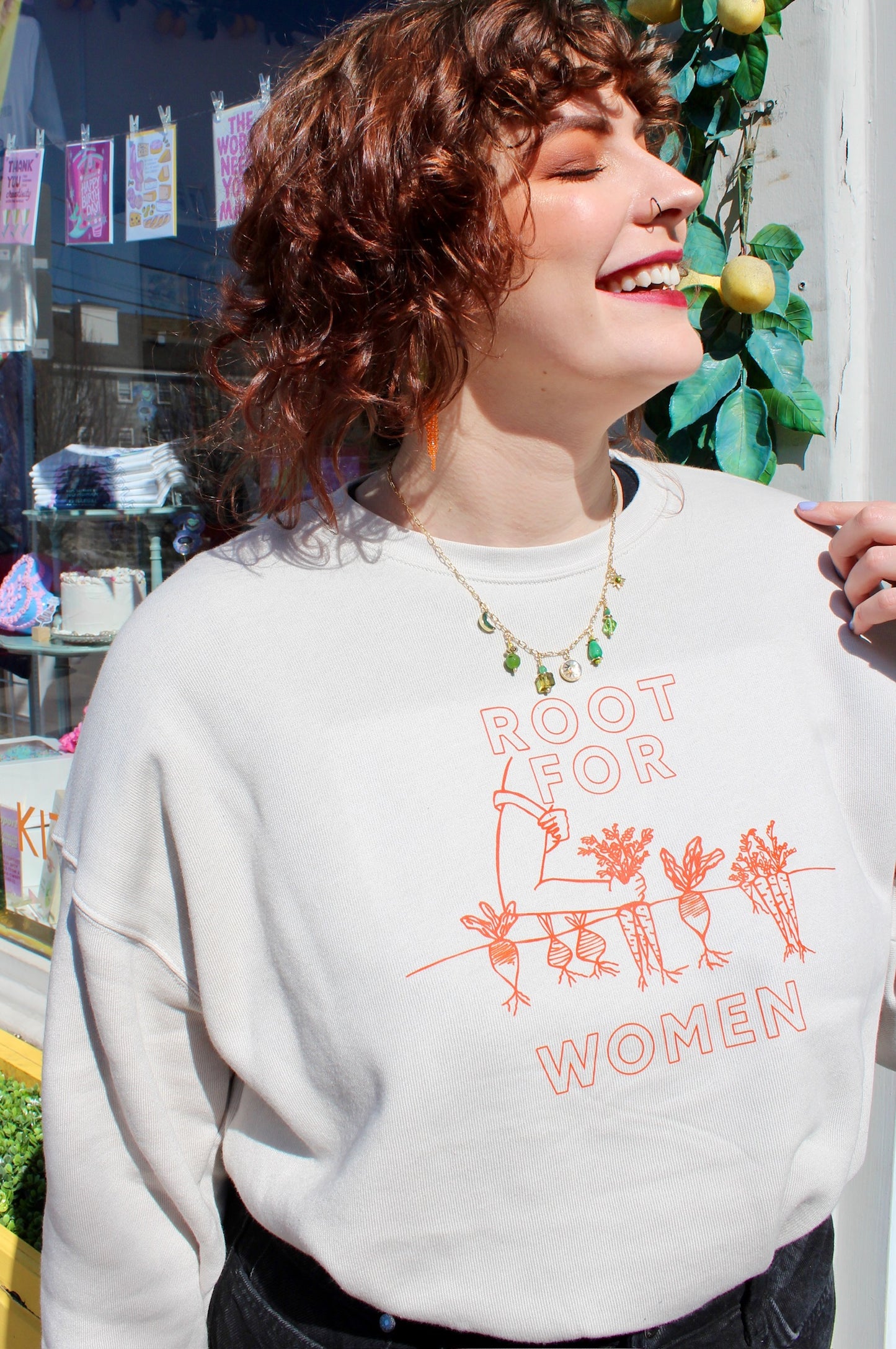 Root for Women Crewneck