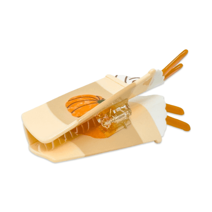 Large Pumpkin Spice Latte Hair Claw Clip- Jenny Lemons