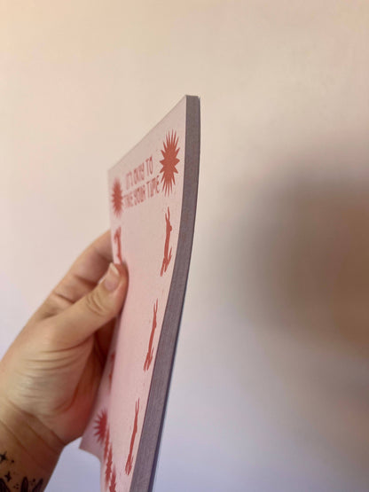 Take Your Time Notepad- Pen+Pine