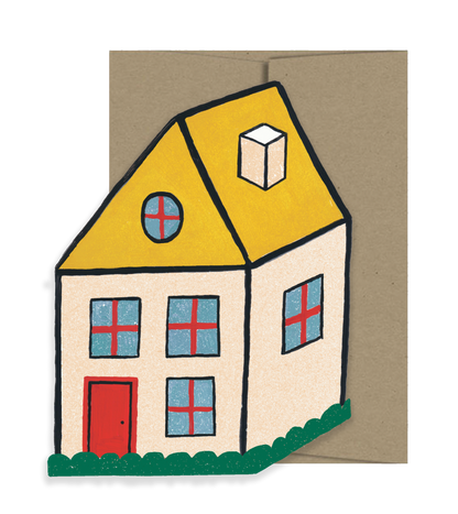 Cozy Home - Die Cut Card