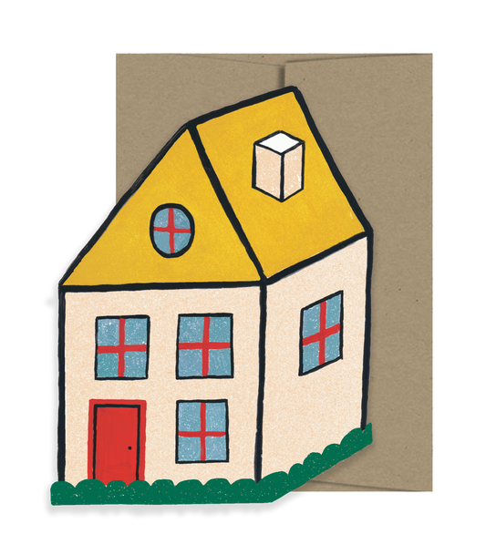 Cozy Home - Die Cut Card