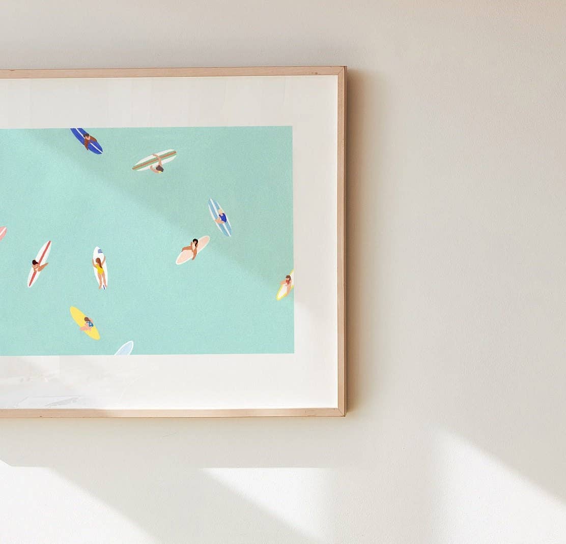 Mini Surfers Print- Jen Wang Studios