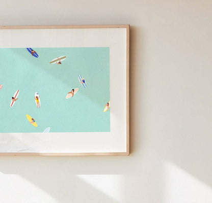 Mini Surfers Print- Jen Wang Studios