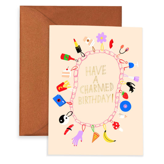 Carolyn Suzuki - CHARMED BIRTHDAY  - Birthday Card