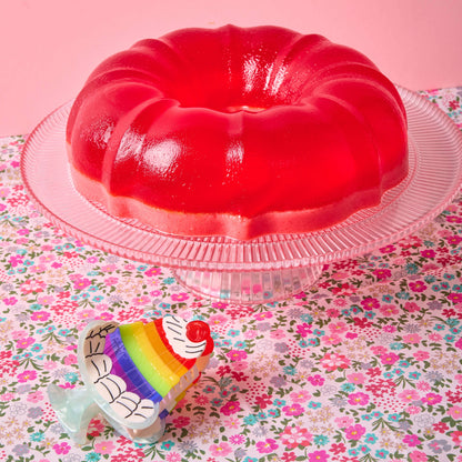 Jenny Lemons - Large Rainbow Jello Cake Hair Claw Clip