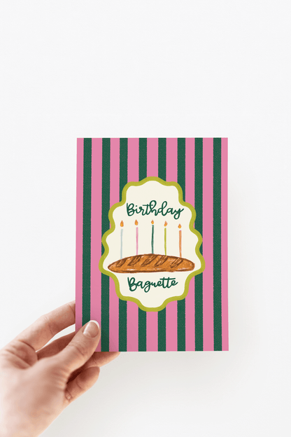Birthday Baguette Card