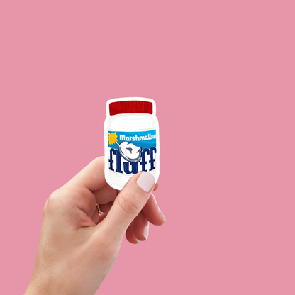 Sticker Marshmallow Fluff- Copper & Print