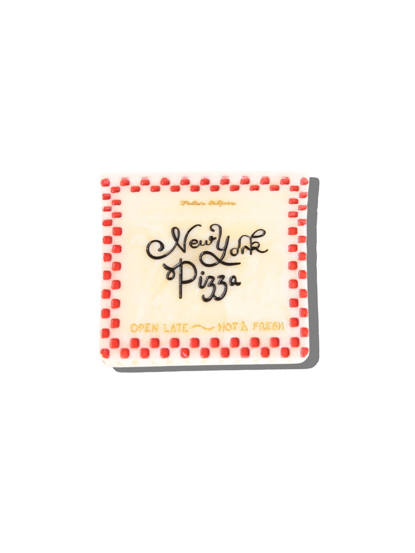 New York Pizza Box Claw Hair Clip- Solar Eclipse