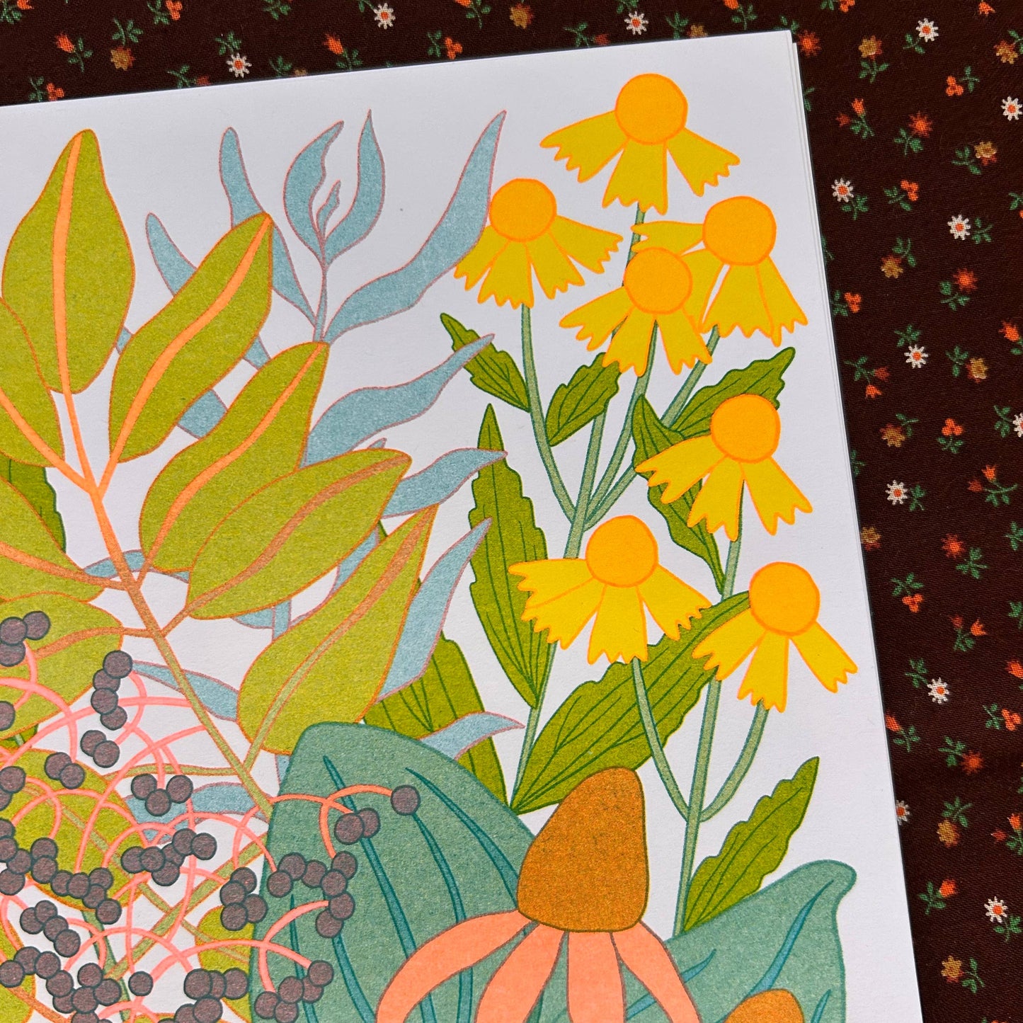 Belonging Prairie - Risograph Art Print