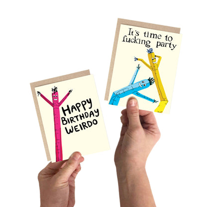Air Dancer, It's Time to Fucking Party Card