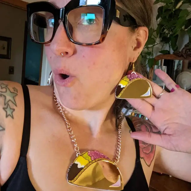 Laser cut 2025 plastic earrings