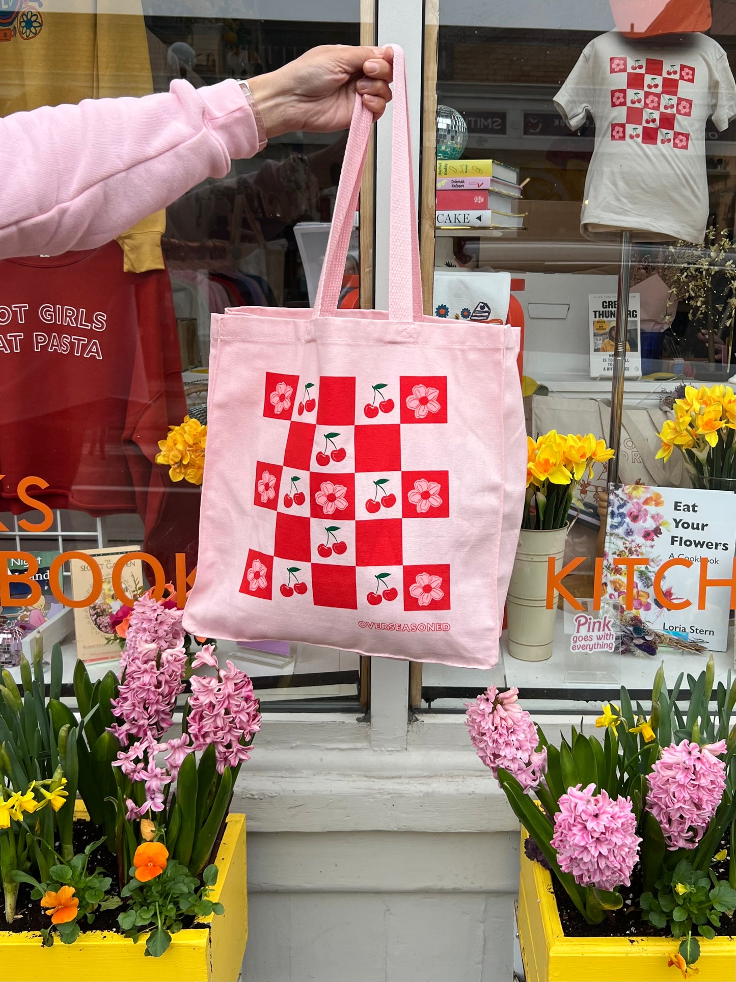 Cherry Picnic Tote Bag
