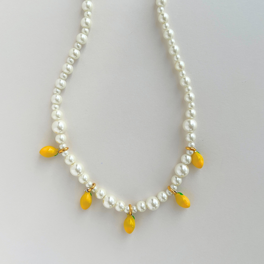 Yellow Dots Studio - The Lemon Necklace