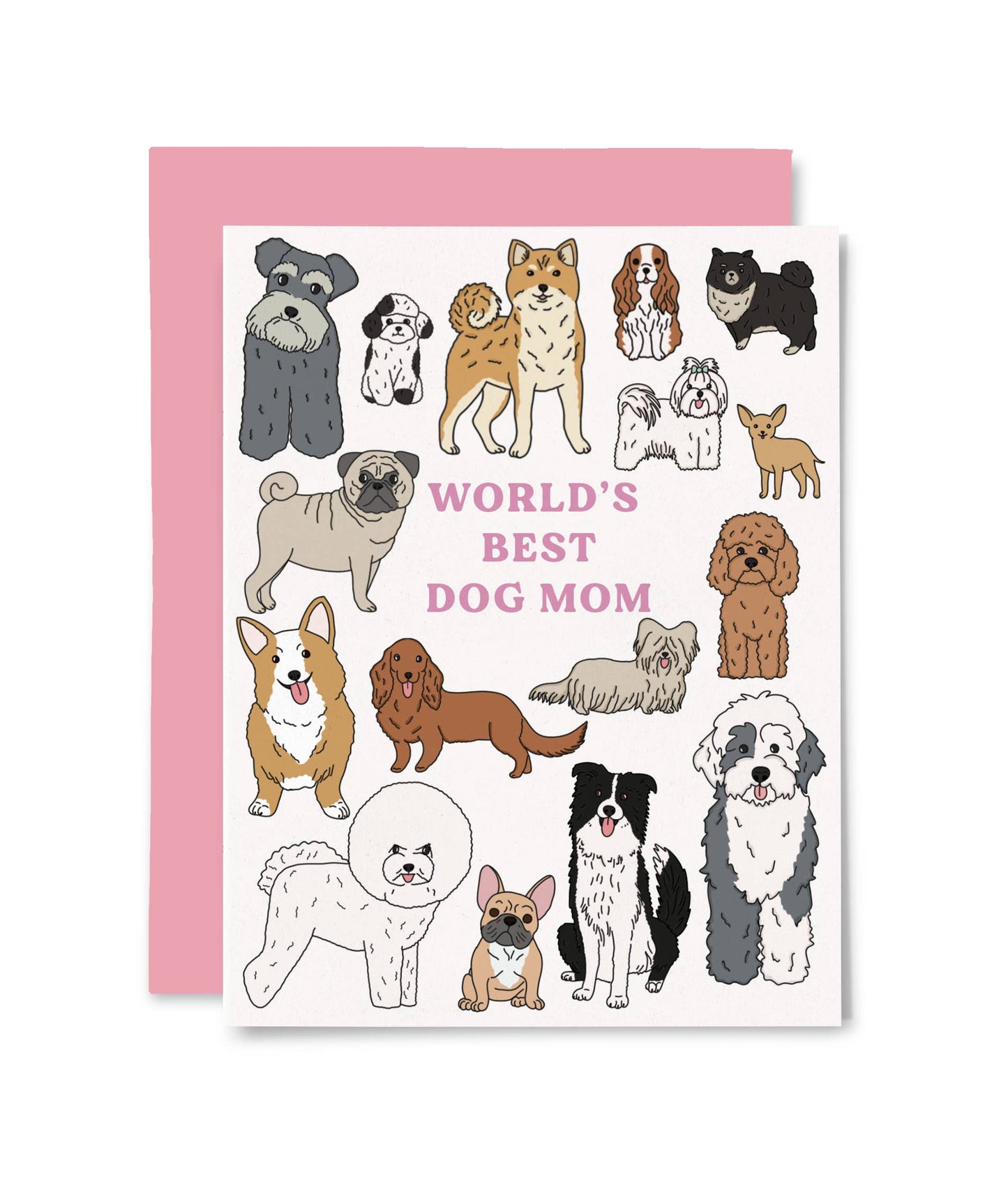 Best Dog Mom Card