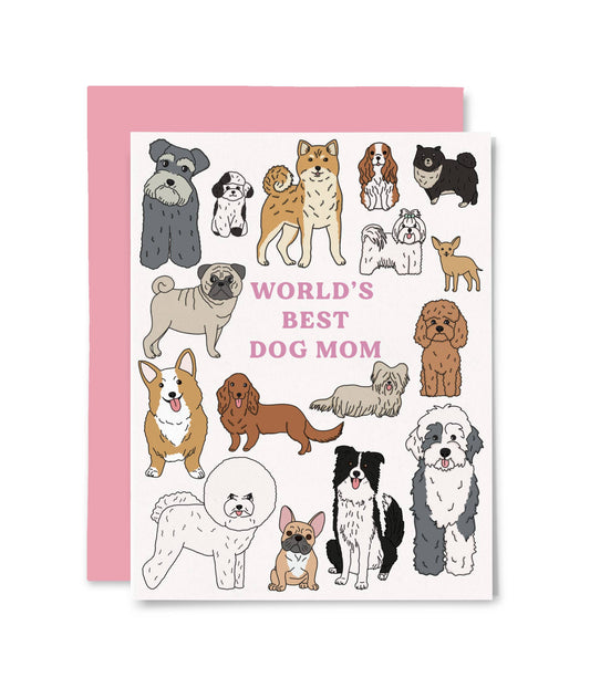 Best Dog Mom Card