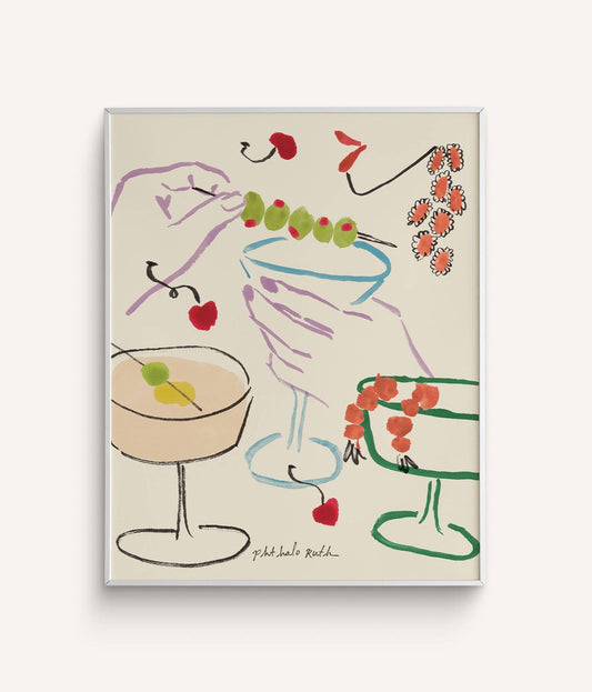 Cosmopolitan Dreams- Phthalo Ruth Print