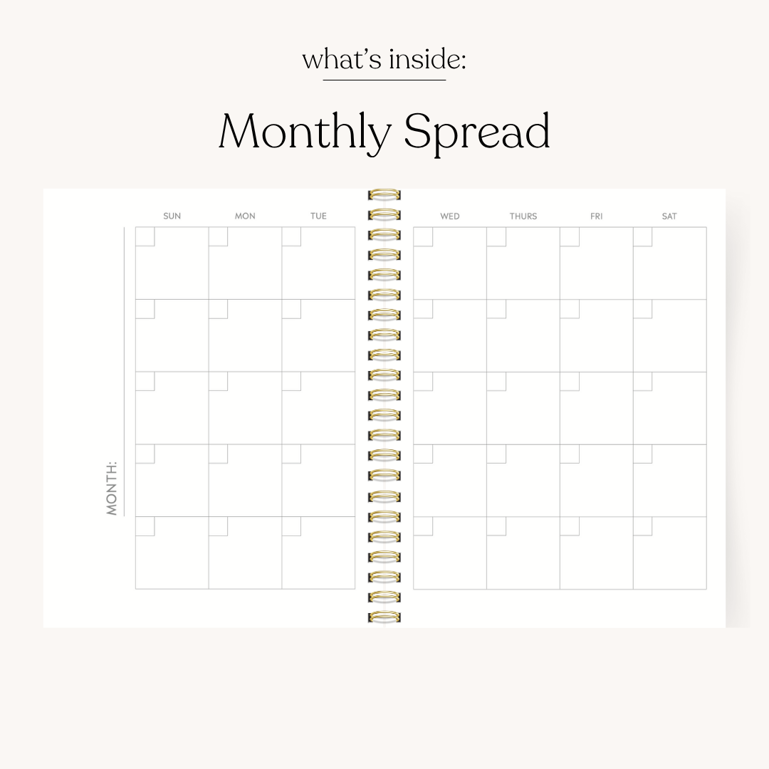 Coastal Patchwork Undated Planner: 8.5x11- Elyse Breanne Design