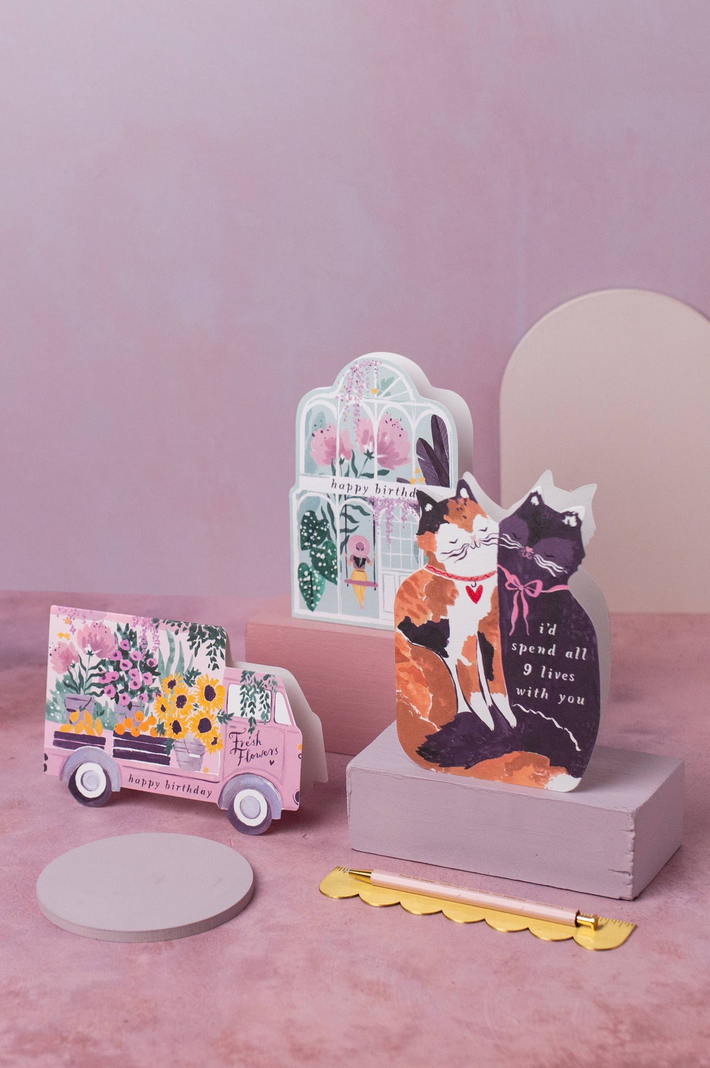 Flower Truck Birthday Card | Sister Paper Co.