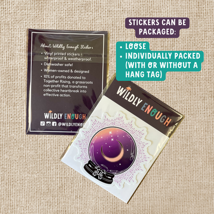 Wildly Enough - Ban Bigotry Not Books Sticker