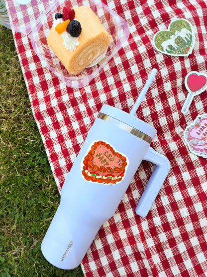 Zodiac Cake Sticker: Gemini
