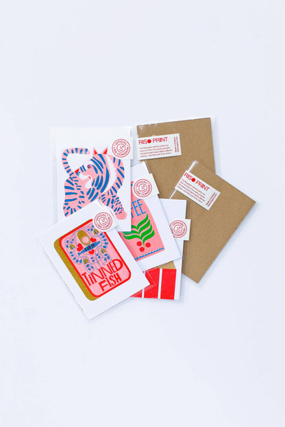 Lisa Congdon Art & Illustration - Coffee mini Risograph
