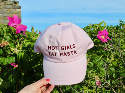 Hot Girls Eat Pasta Baseball Hat