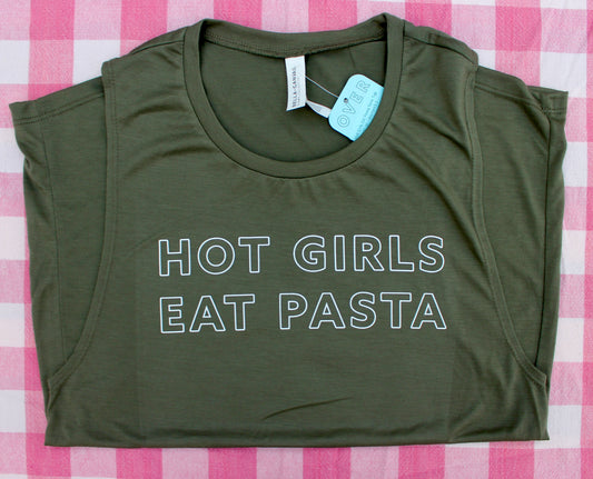 Hot Girls Eat Pasta Tank Top (Women's)