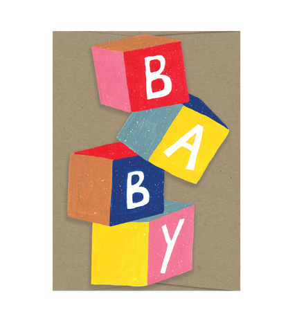 Baby Cubes - Die Cut Card