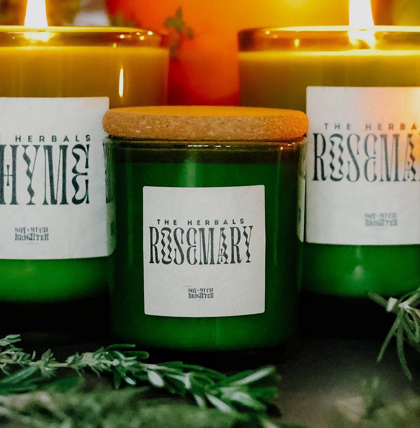 Rosemary Mini - Soy Much Brighter Candle Co.