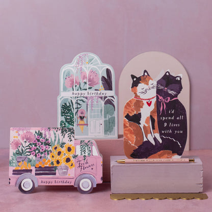 Flower Truck Birthday Card | Sister Paper Co.