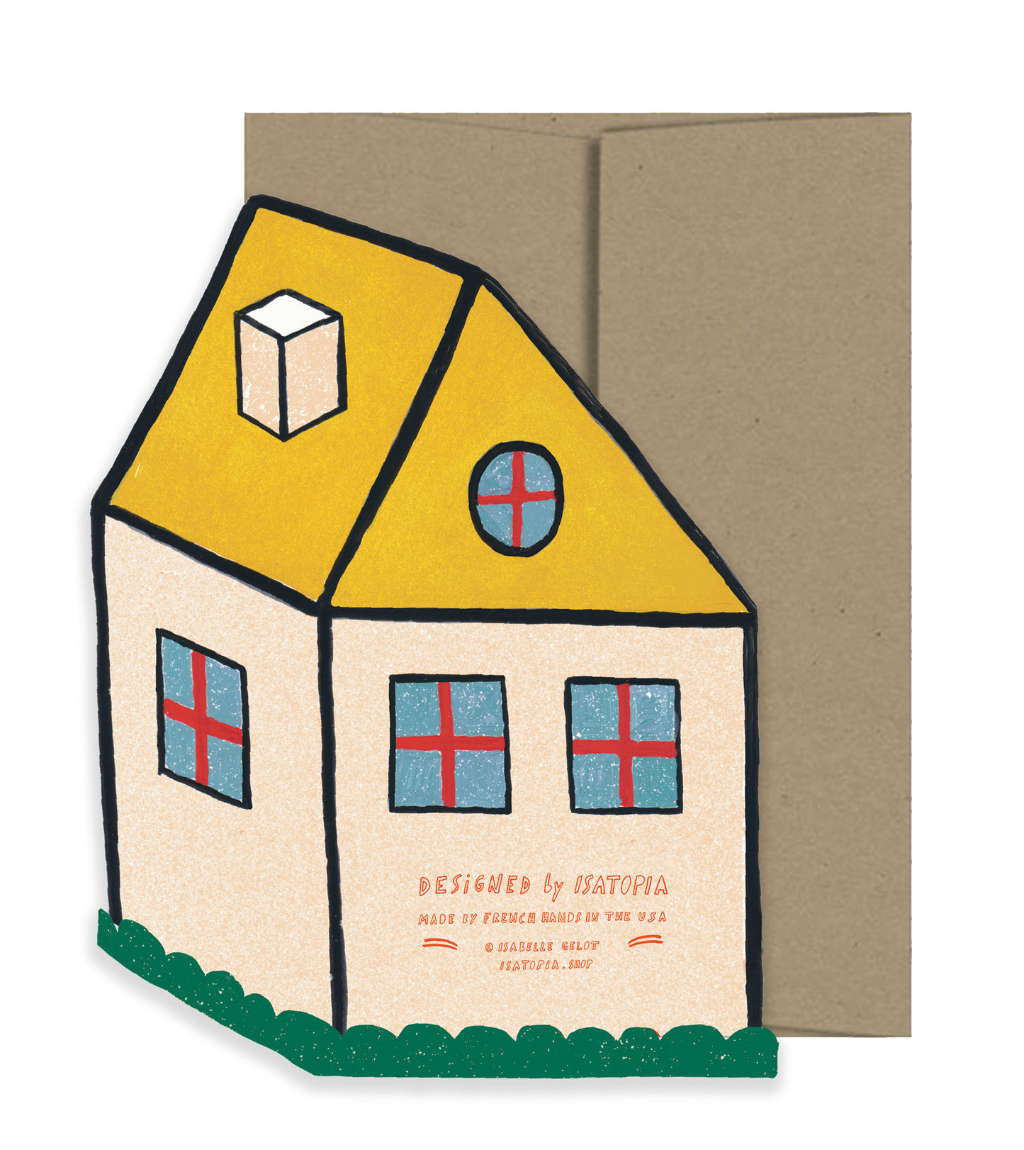 Cozy Home - Die Cut Card