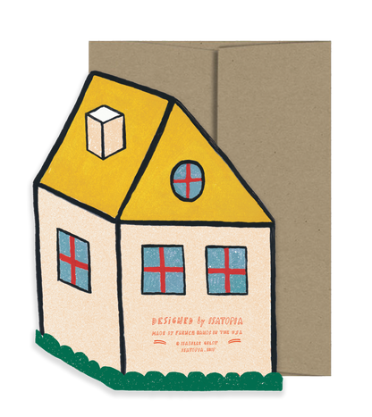 Cozy Home - Die Cut Card