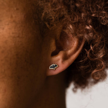 Set of 3 Spooky Enamel Stud Earrings- Larissa Loden