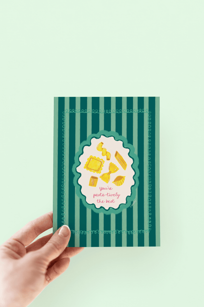 Pasta-tively The Best Greeting Card