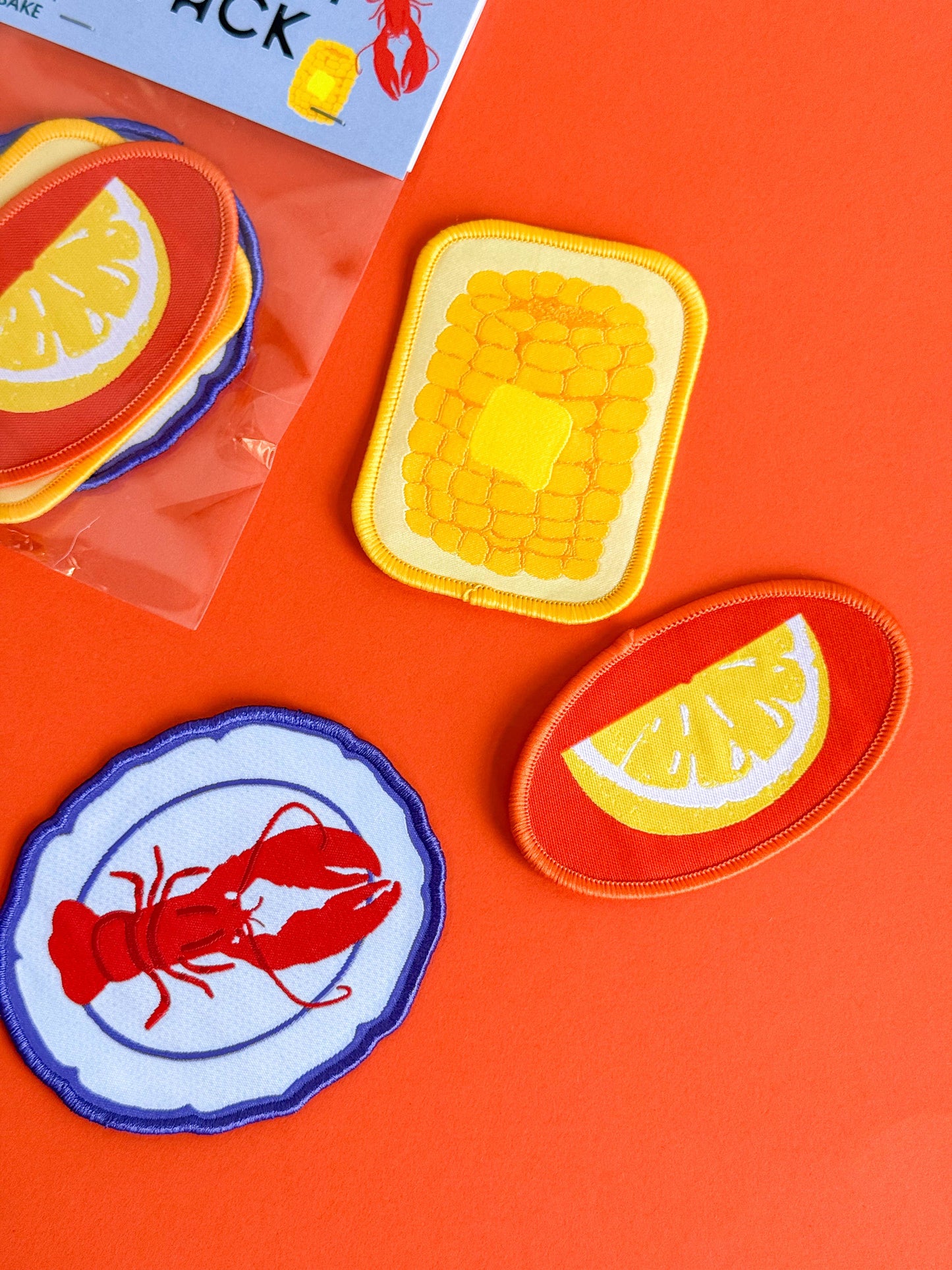 Iron On Patch Pack - Clam Bake