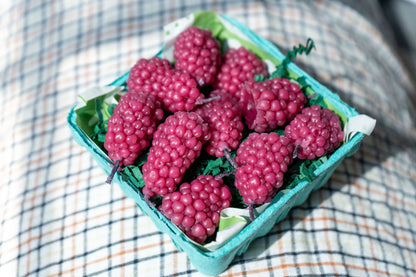 Berry Pink Blackberry Birthday Candles