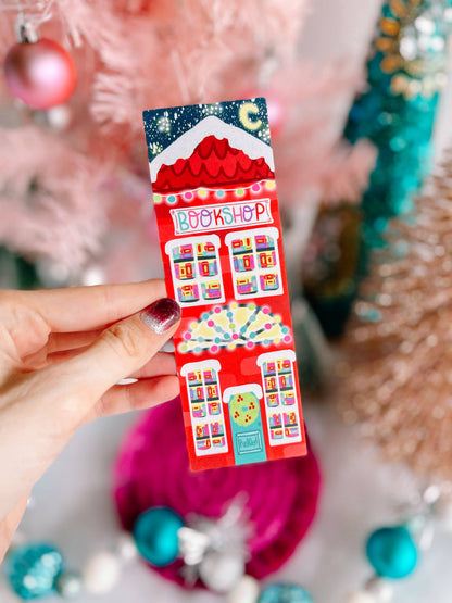 Emily Cromwell Designs - Christmas Bookshop Bookmark