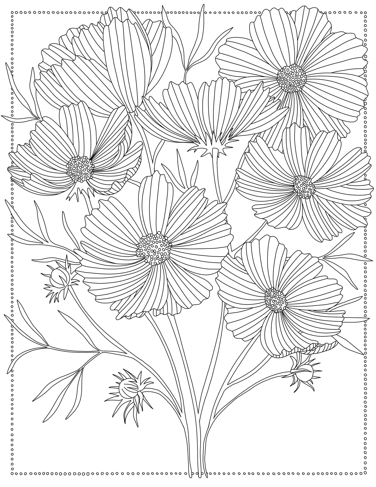 Coloring Through the Year Coloring Book- Pen+Pine
